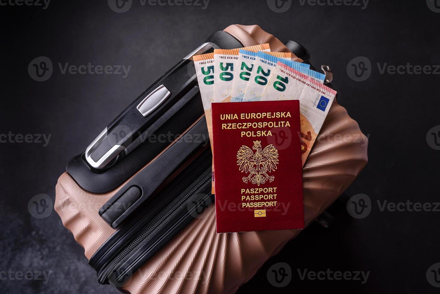 International passport of a citizen of Poland photo