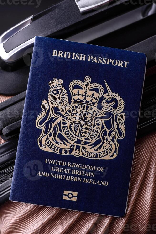 International passport of a citizen of Great Britain and Northern Ireland photo