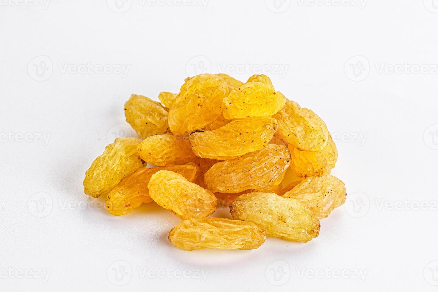 Yellow raisin - dry grape berries photo