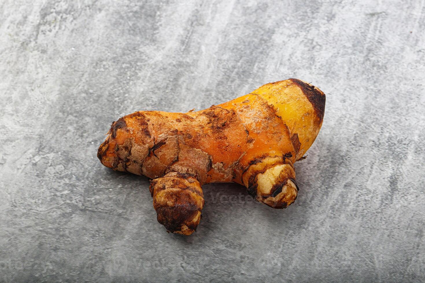Fresh curcuma root for cooking photo