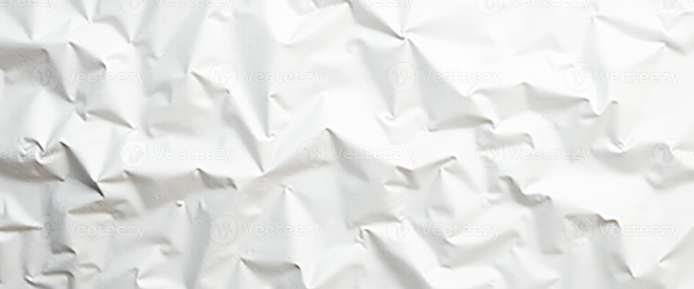 White Crumpled Paper Texture photo
