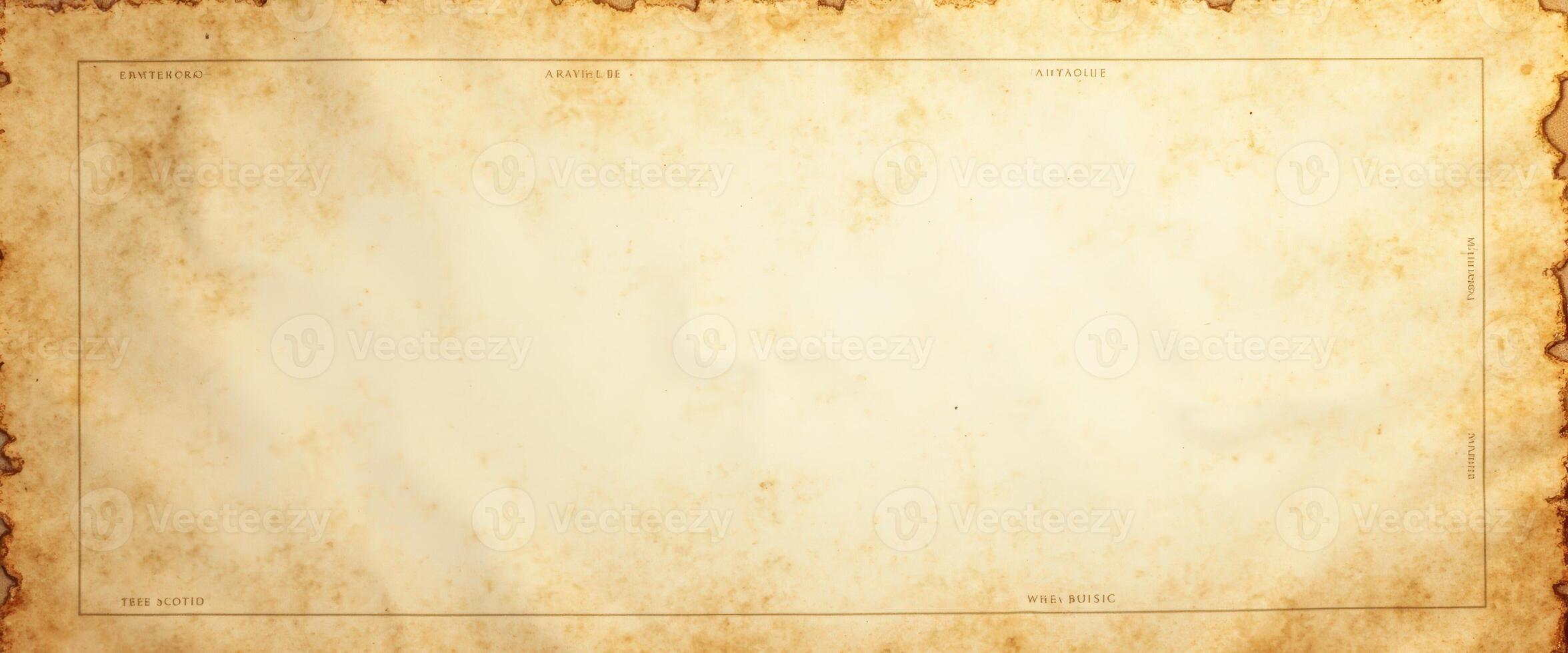 Vintage Paper Texture with Textured Border photo