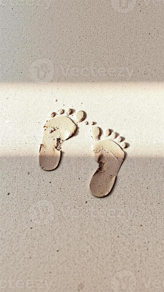 Footprints in the Sand photo