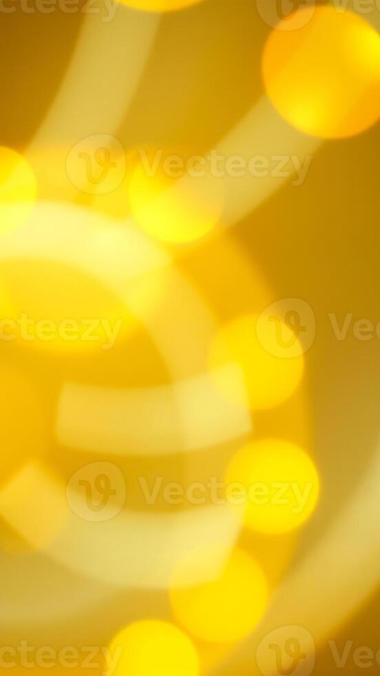 Abstract Gold Background with Bokeh Lights photo