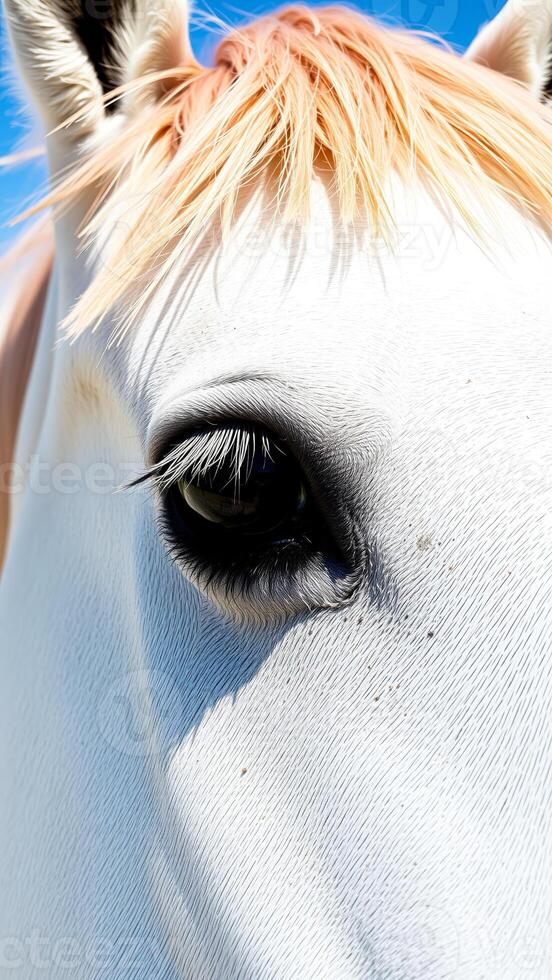 Close Up of a Horse's Eye photo