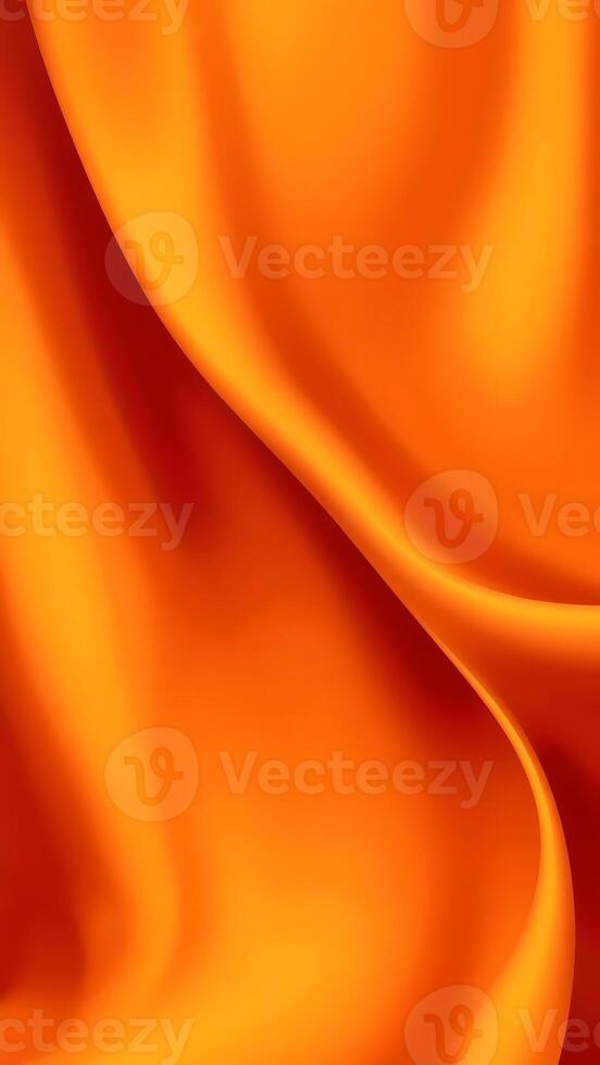 Abstract Orange Background with Smooth Gradient and Soft Curves photo
