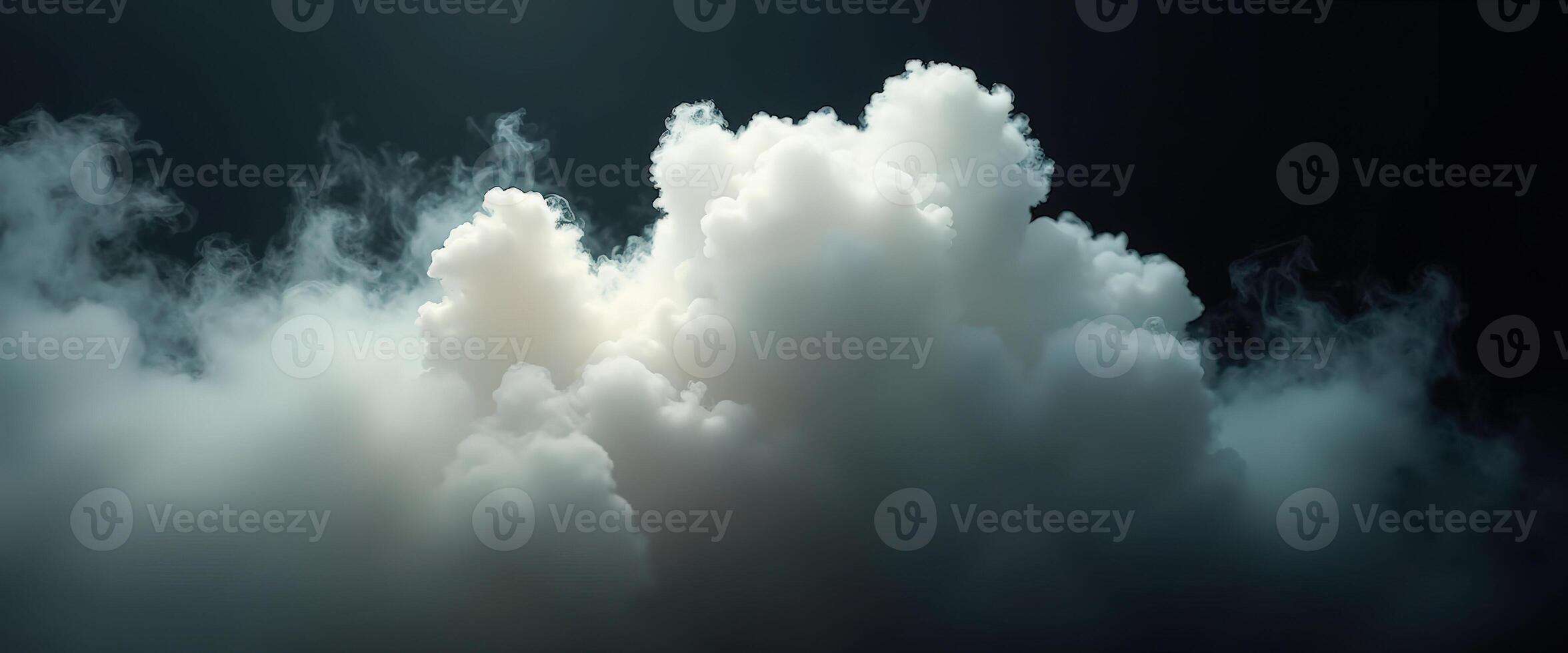 Abstract Smoke Cloud photo