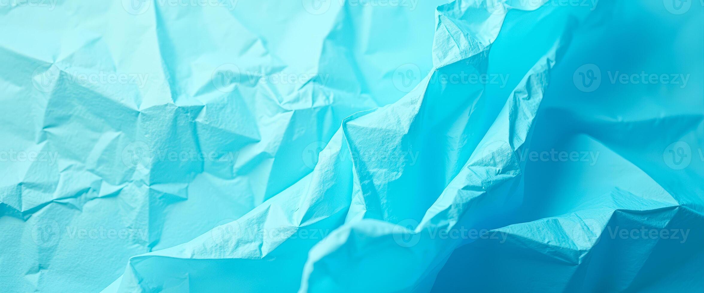 Abstract Blue Wrinkled Fabric Background photo