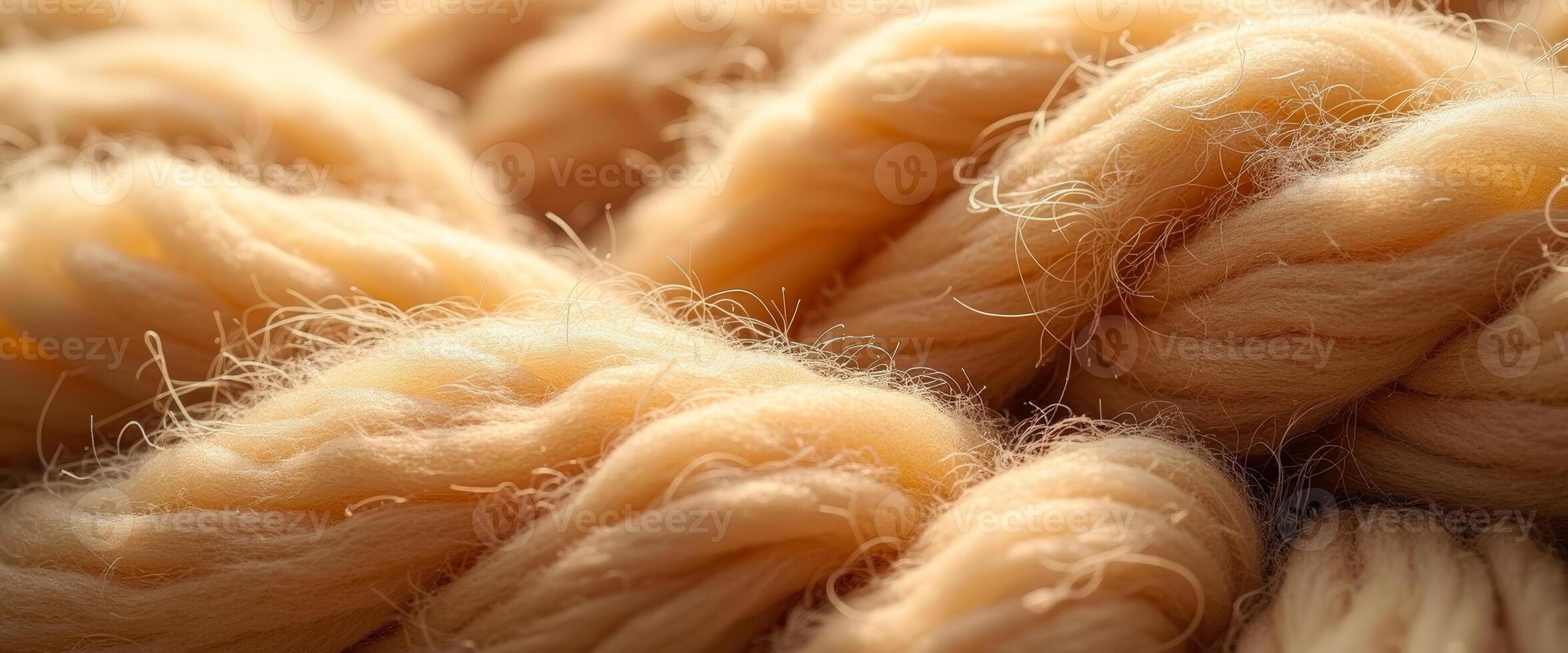 Abstract Close-up of Soft, Light Brown Fabric Texture photo