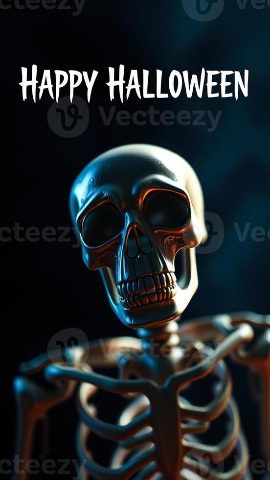 Happy Halloween Skeleton photo