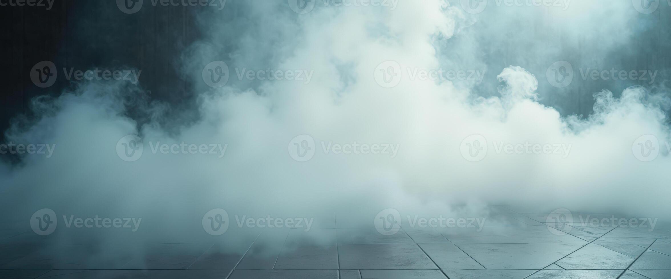 Foggy Background With Tiles photo