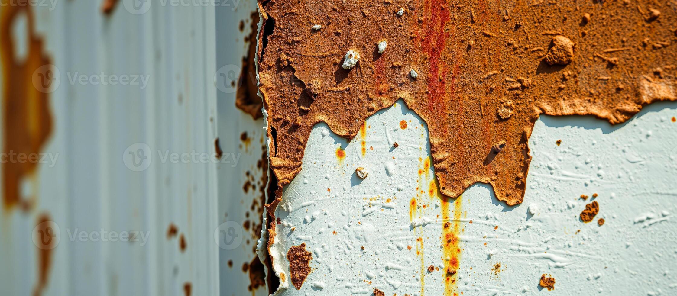 Closeup of Rusted Metal Surface photo