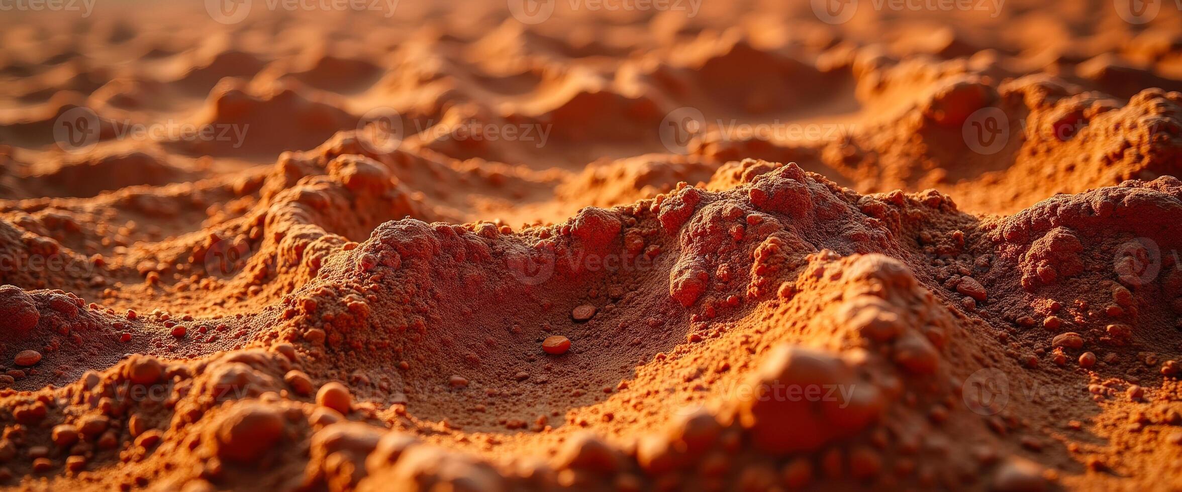 Abstract Texture of Red Soil photo