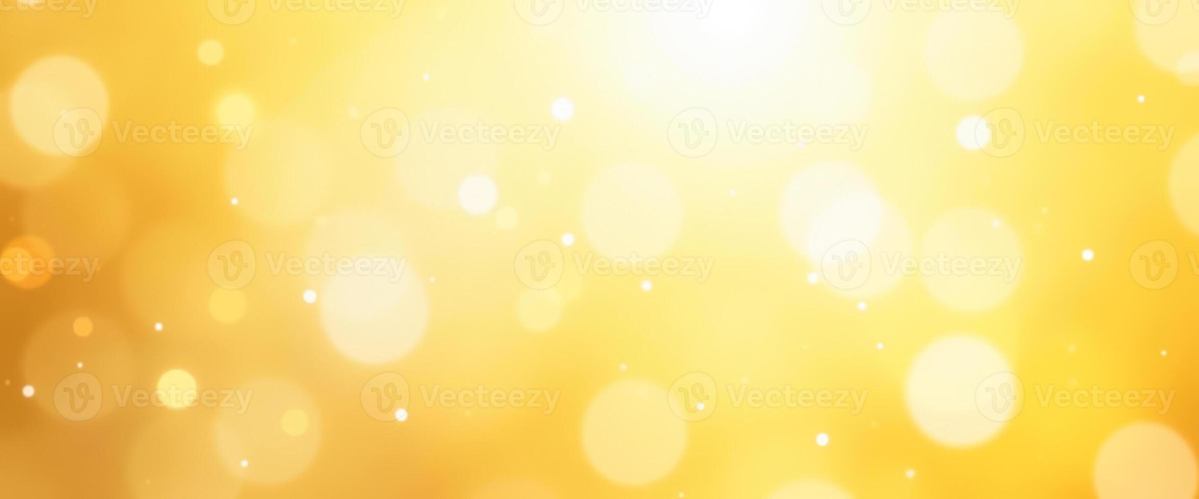 Abstract Golden Bokeh Background photo
