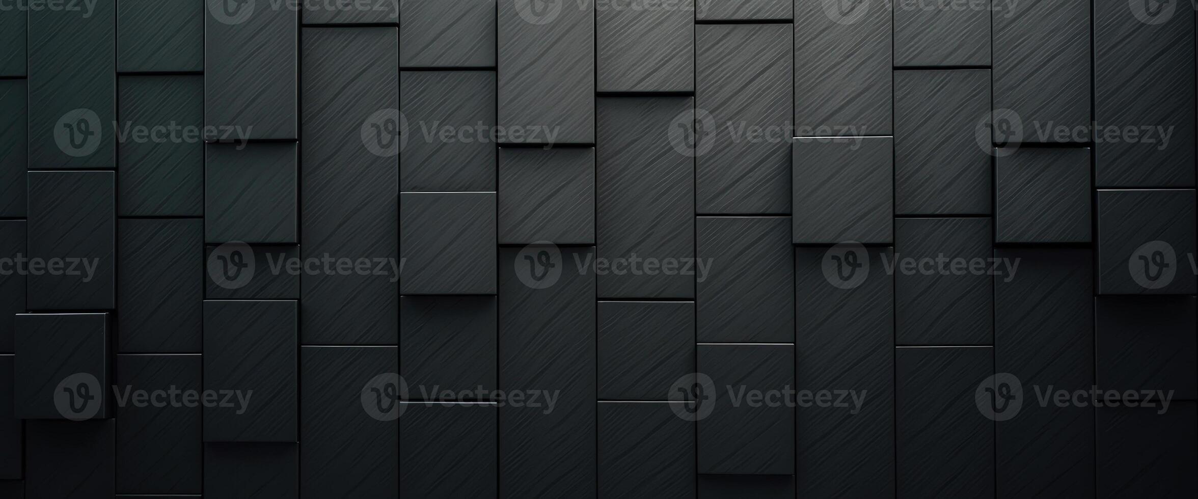 Abstract Black Tiles photo