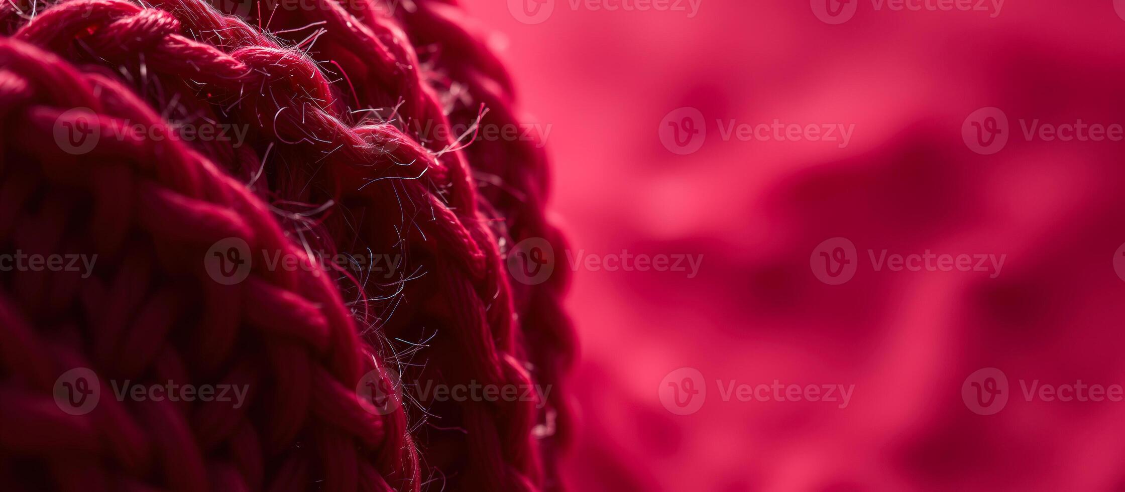 Closeup of Red Twisted Cord photo