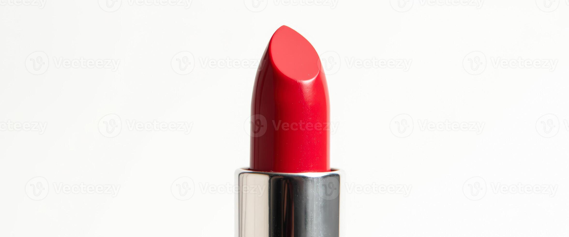 Closeup of a Red Lipstick photo