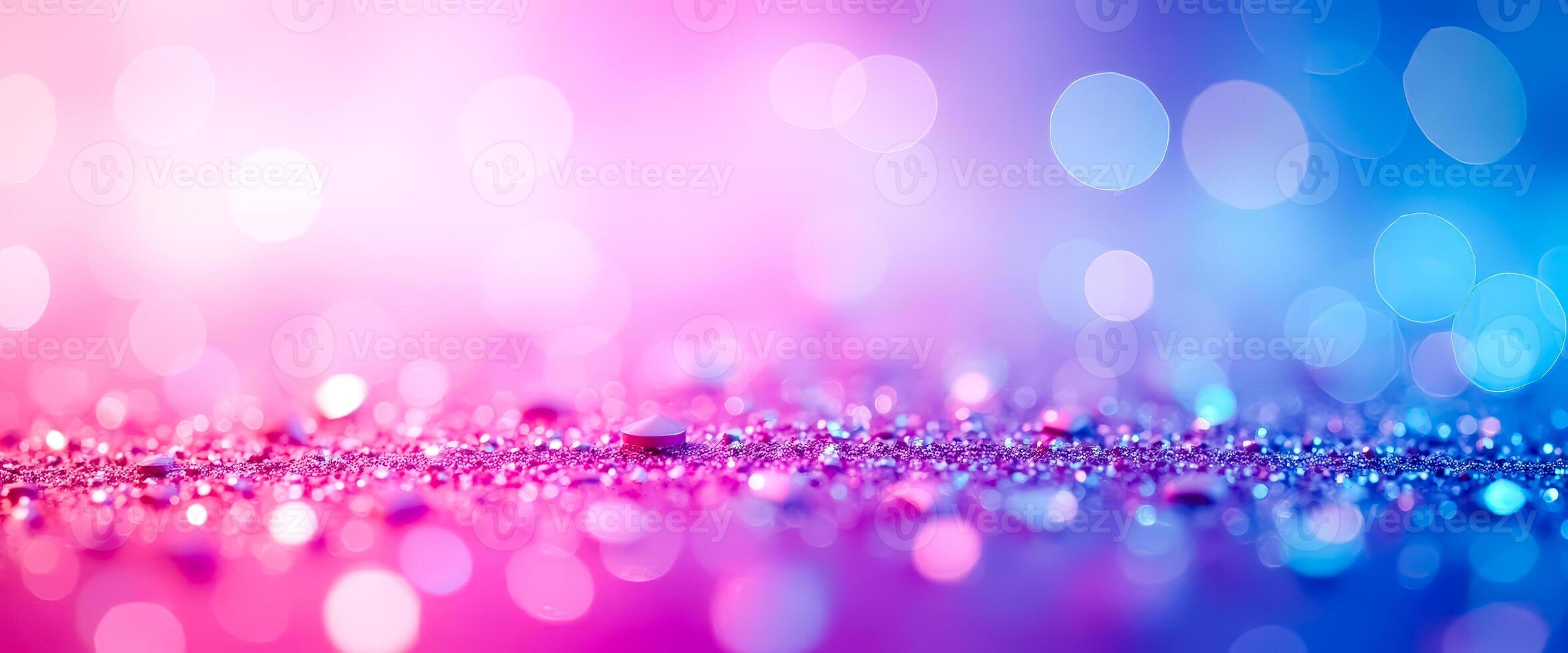 Abstract Pink and Blue Glitter Background photo