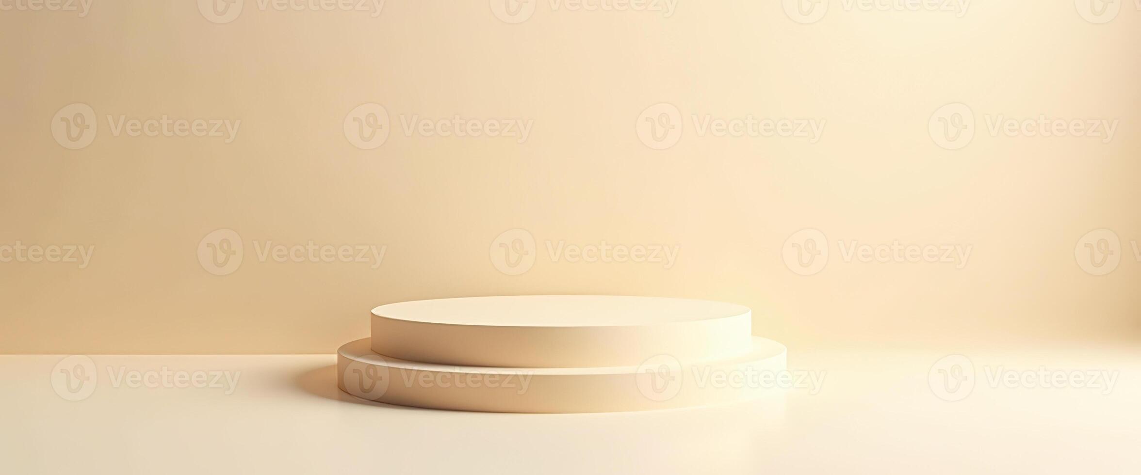 Minimalist Beige Product Display Platform photo