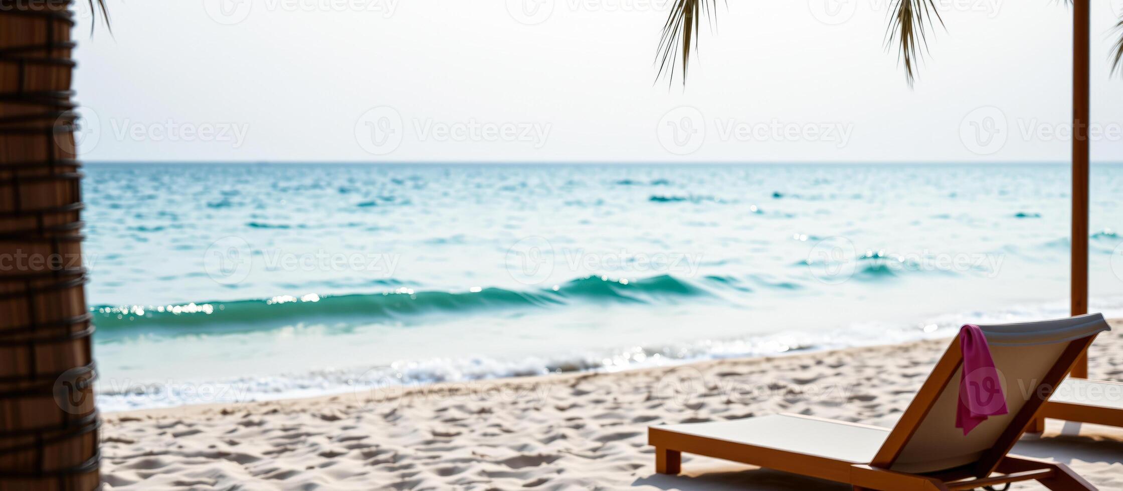 Beach Lounger with Ocean View photo