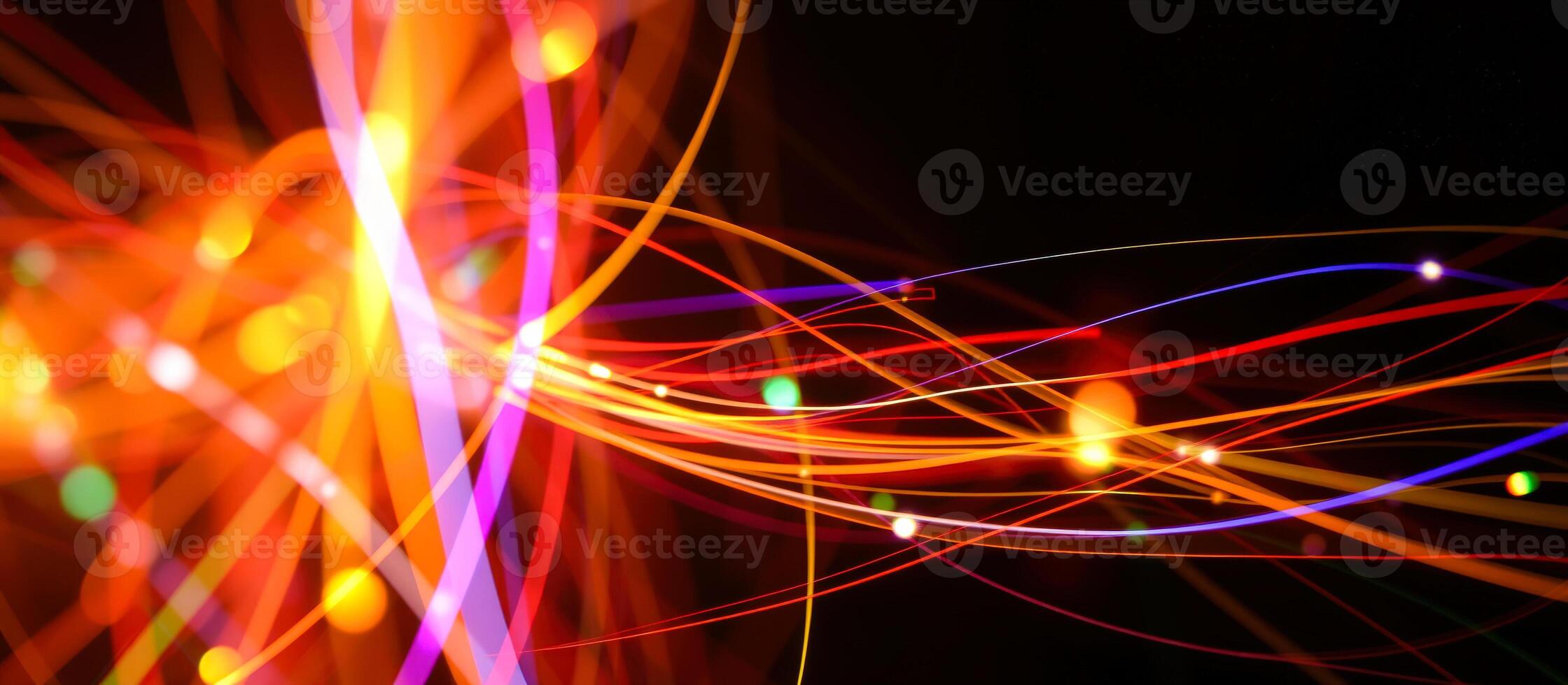 Abstract Light Trails photo