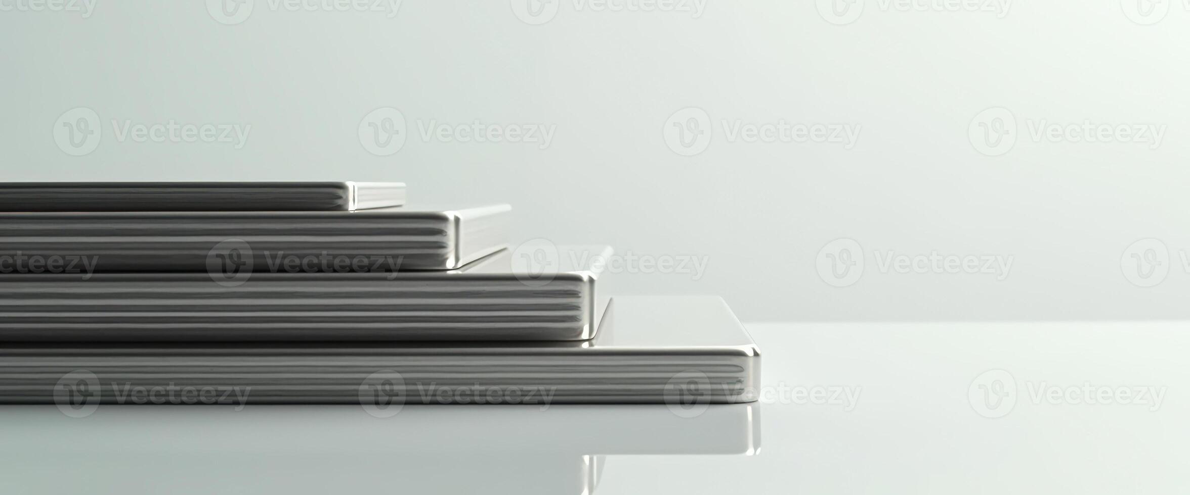 Minimalist Silver Platform photo