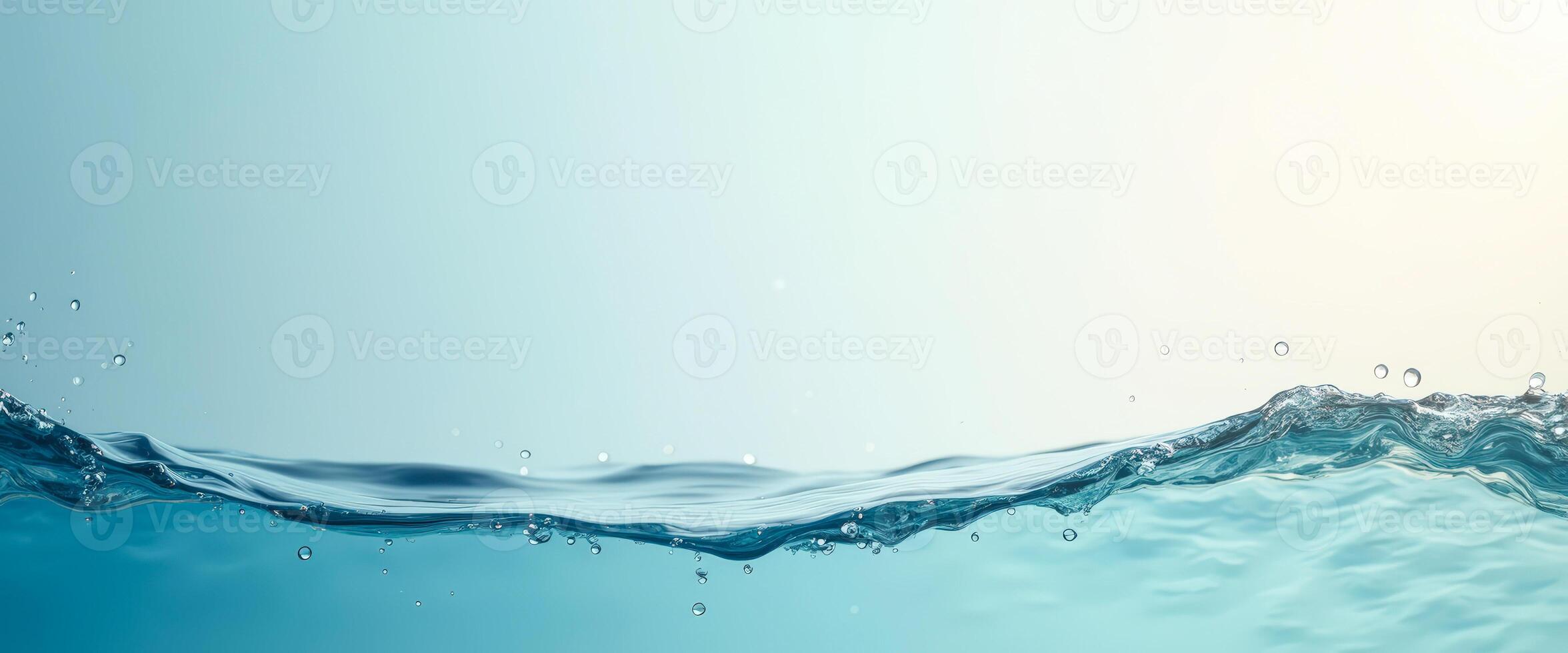 Water Surface with Bubbles photo