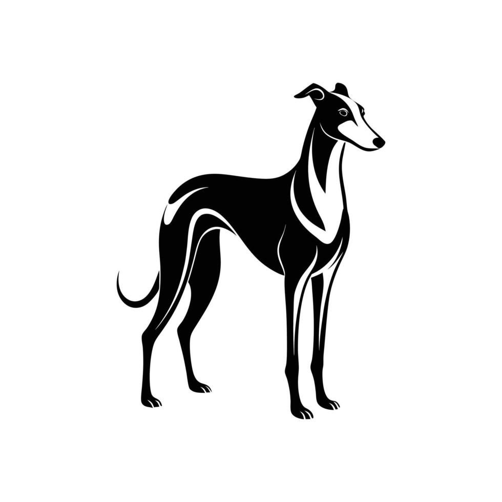 Greyhound dog logo design vector