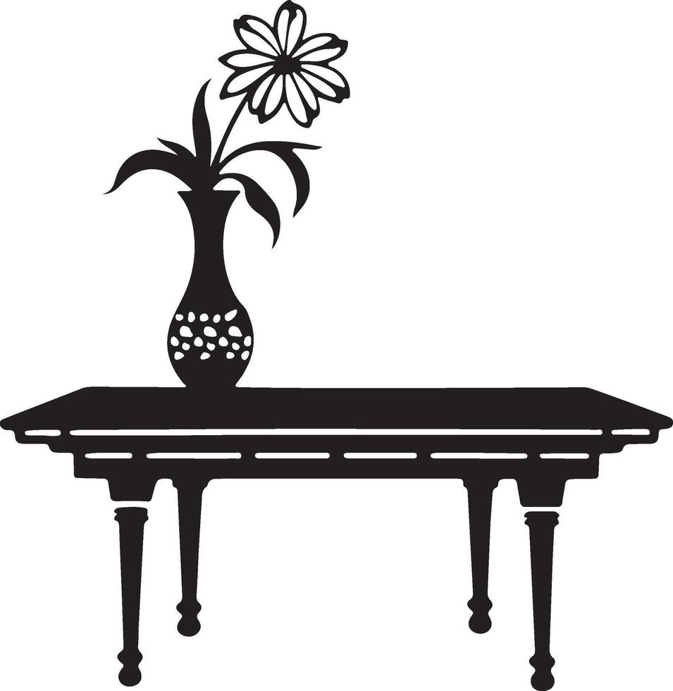 Bouquet with beautiful flowers on black table vector