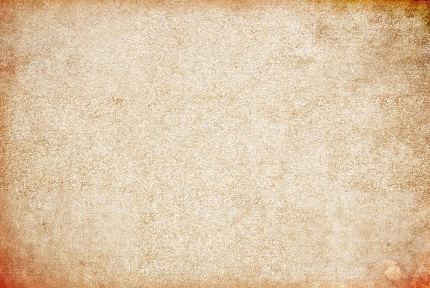 Vintage Aged Paper Texture Background with Subtle Grunge Effect photo