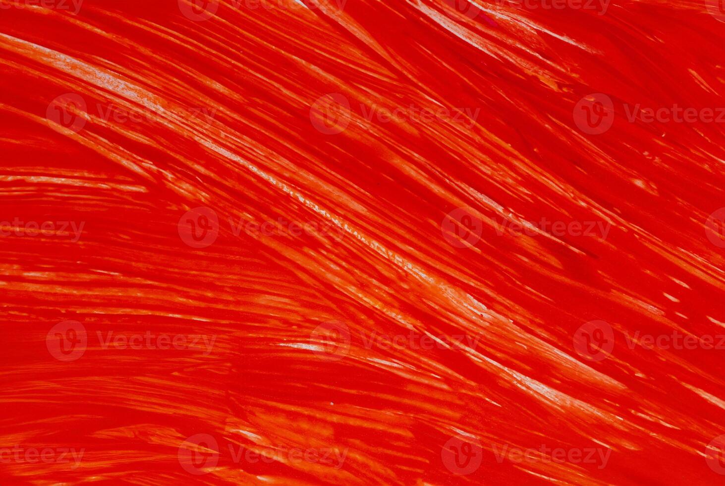 Vibrant Red Abstract Brush Strokes Texture Background photo