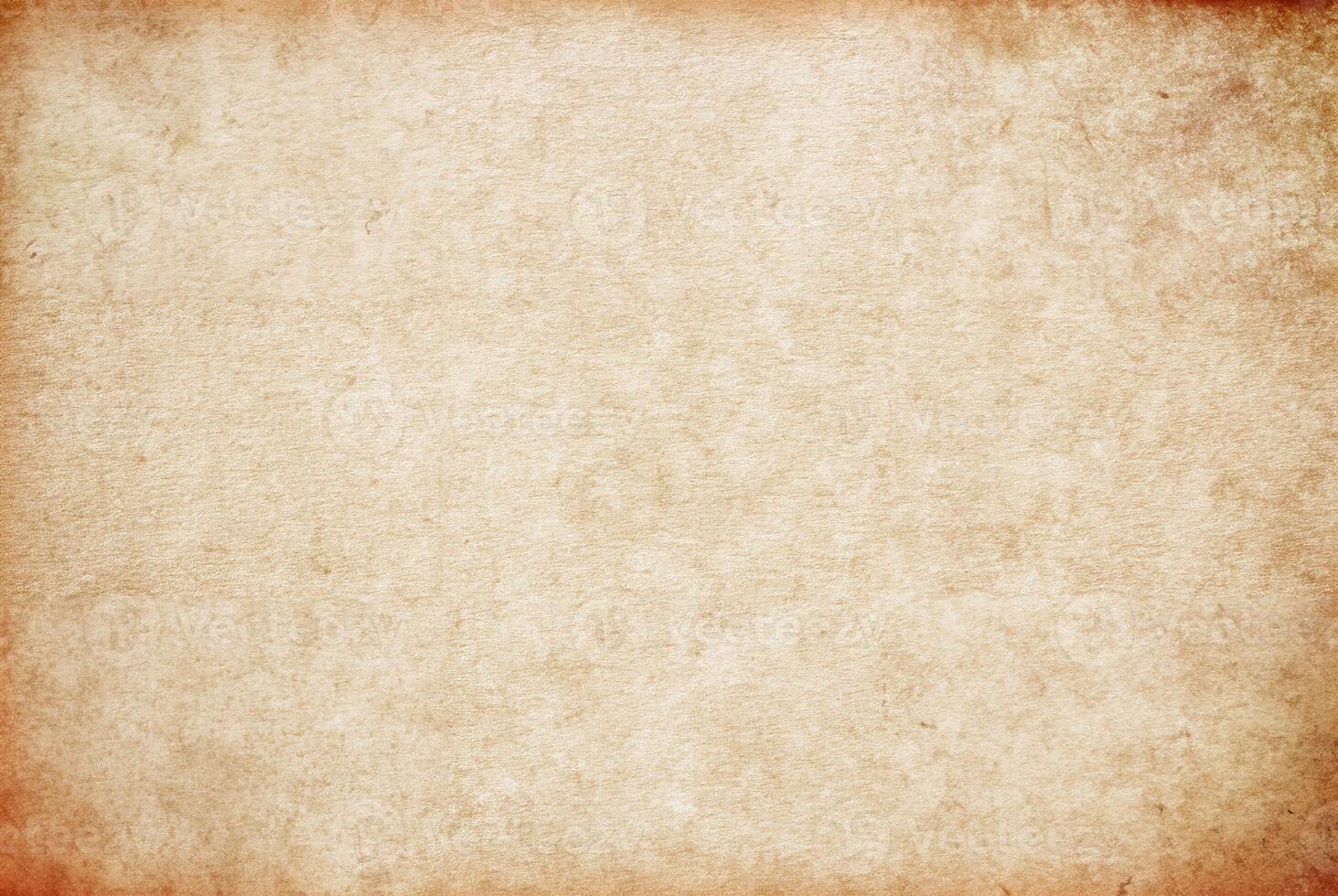 Vintage Aged Paper Texture Background with Subtle Grunge Effect photo
