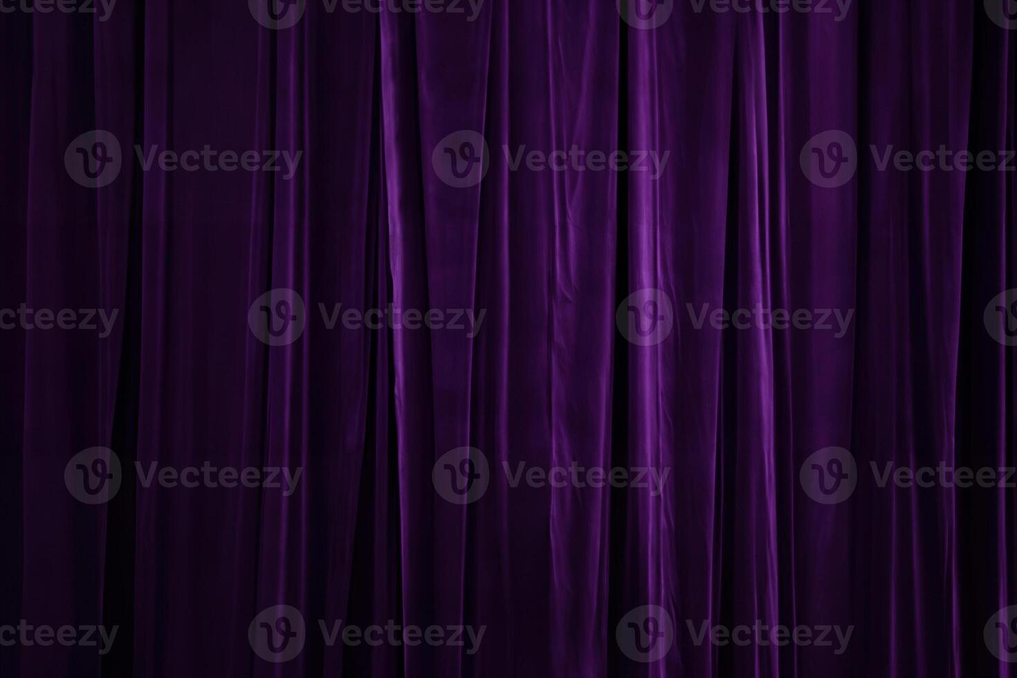 Textured Violet Theatre Curtain photo