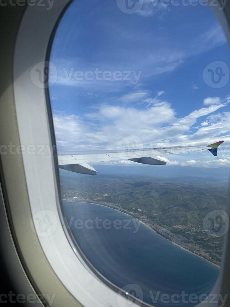 Airplane Window island View photo