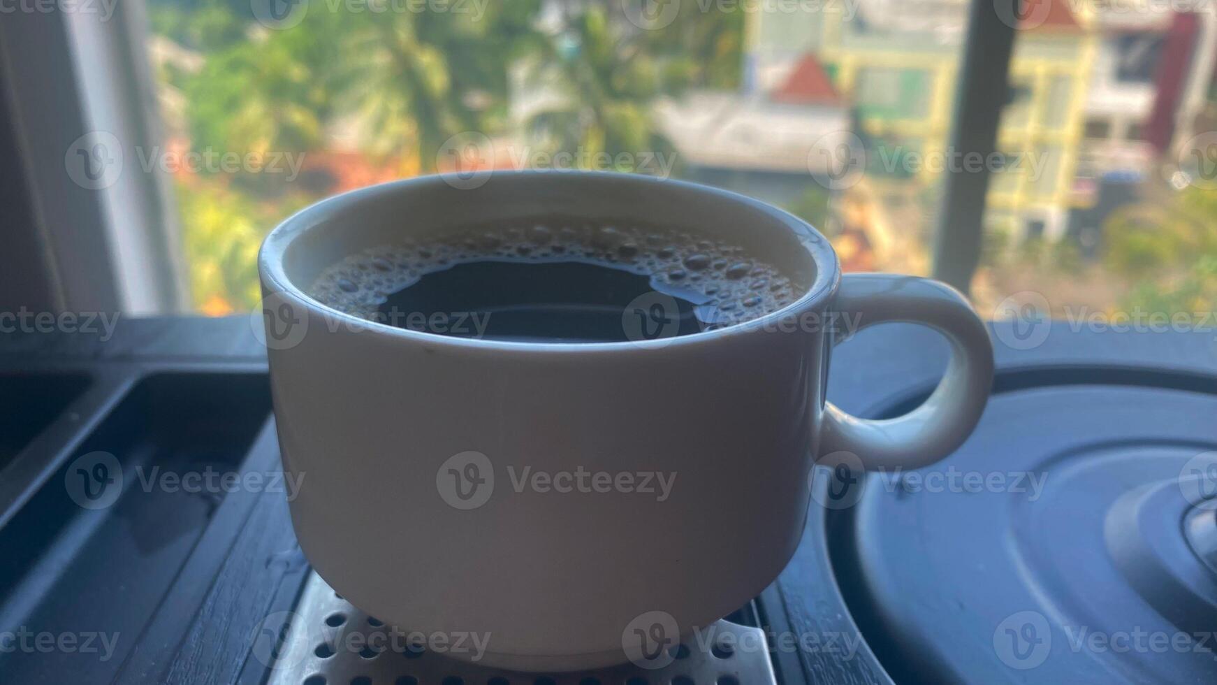 Morning Coffee With Window View photo