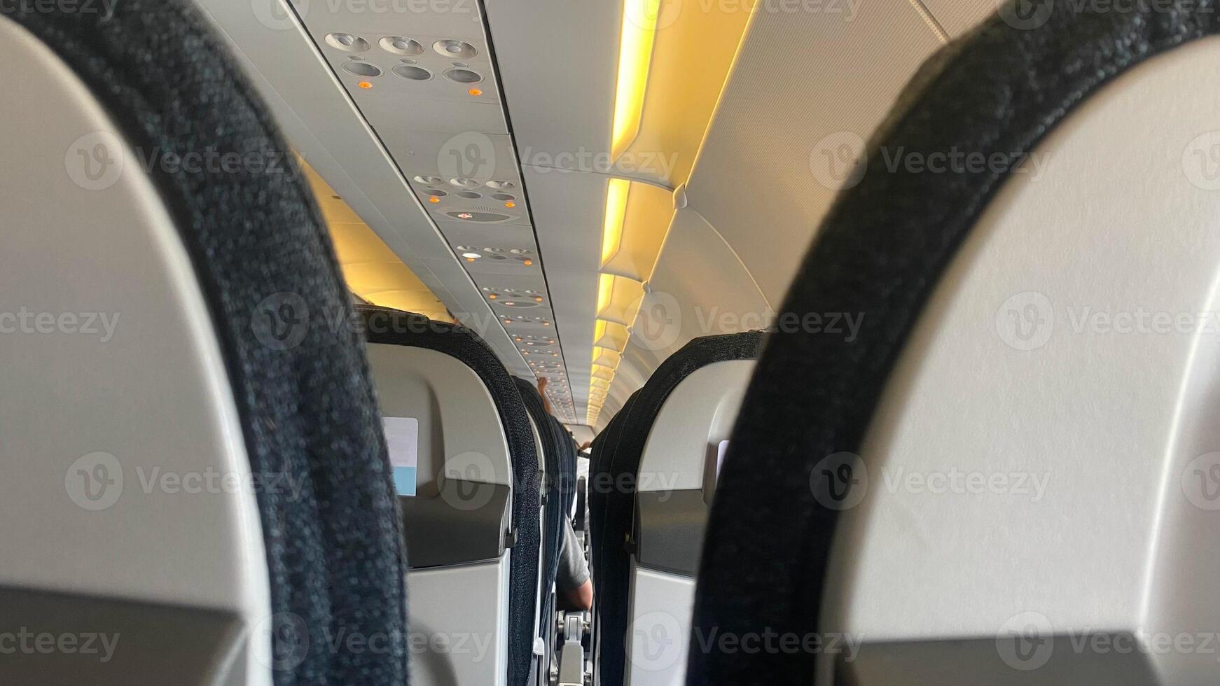 Aesthetic Airplane Seat View photo