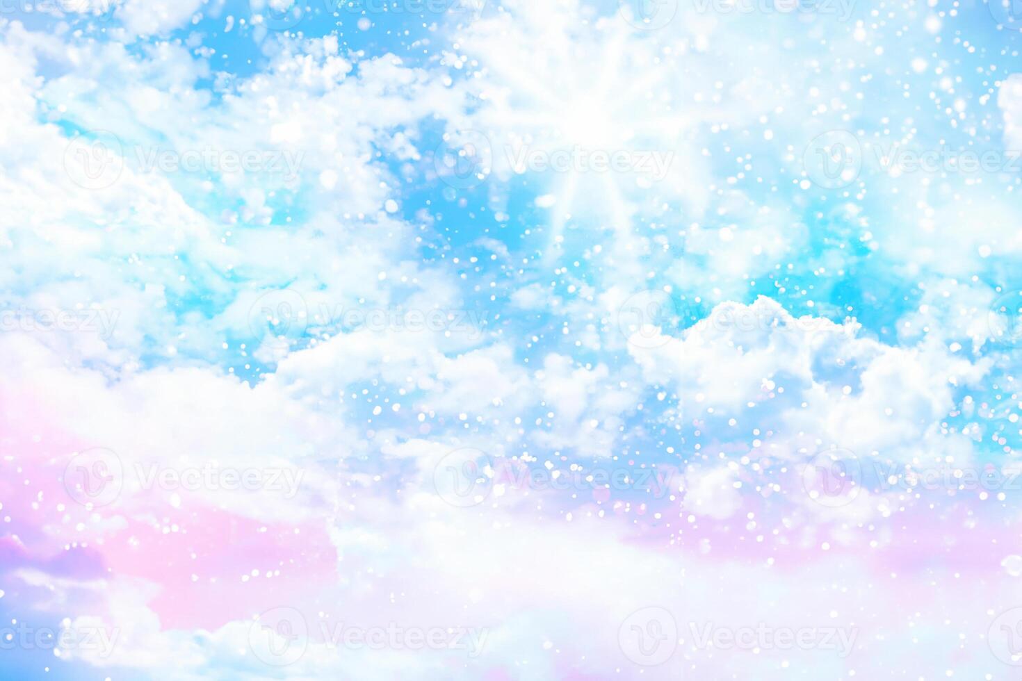 Bright Sun Illuminates Enchanting Sky photo