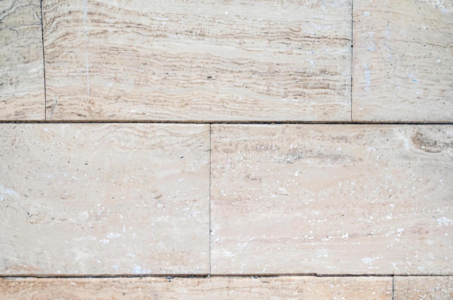 Iranian Travertine Decorative Plaster, Rectangular Stone Cladding Texture photo
