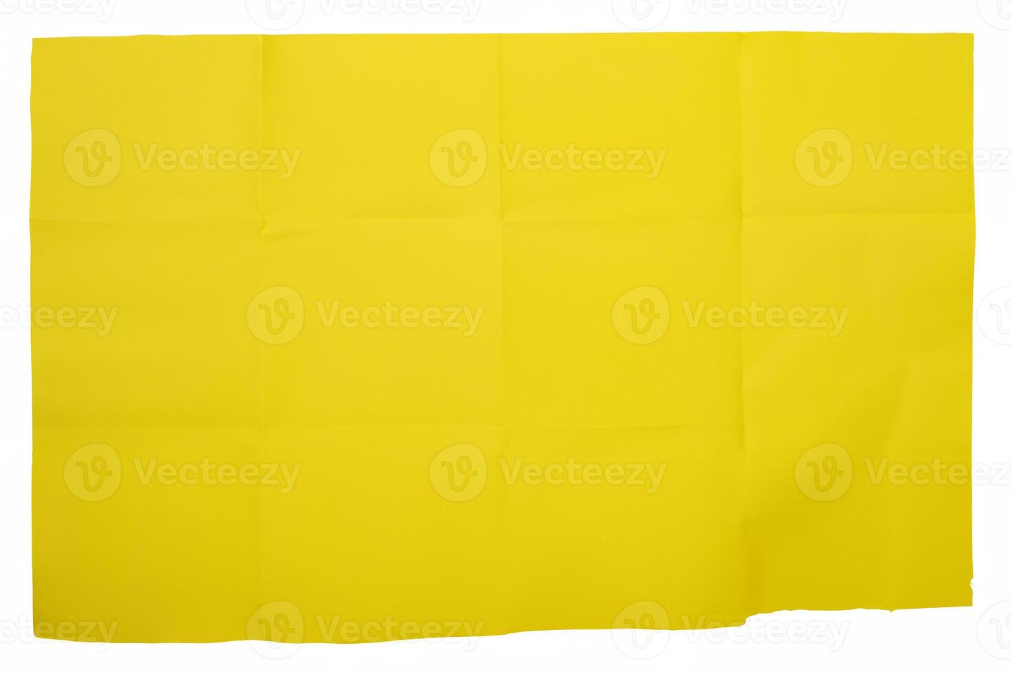 Yellow Folded Paper Texture photo