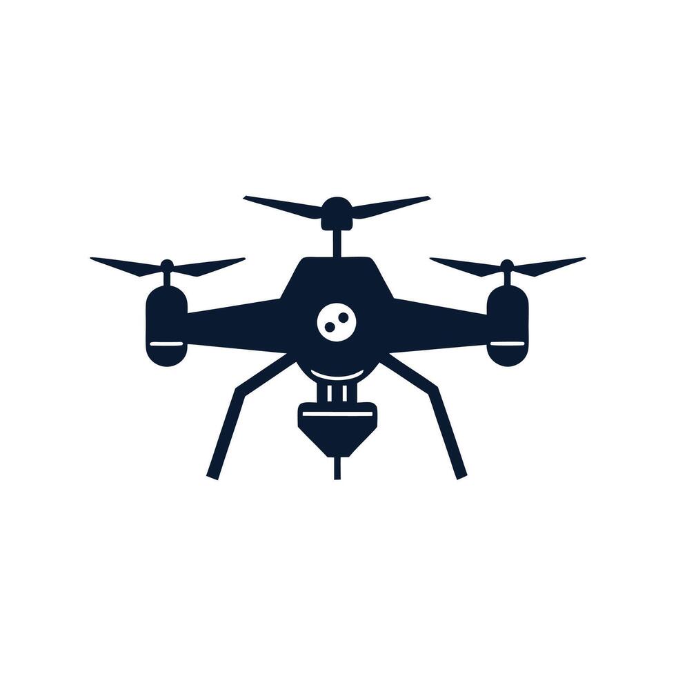 Drone icon, illustration, isolated on white background vector