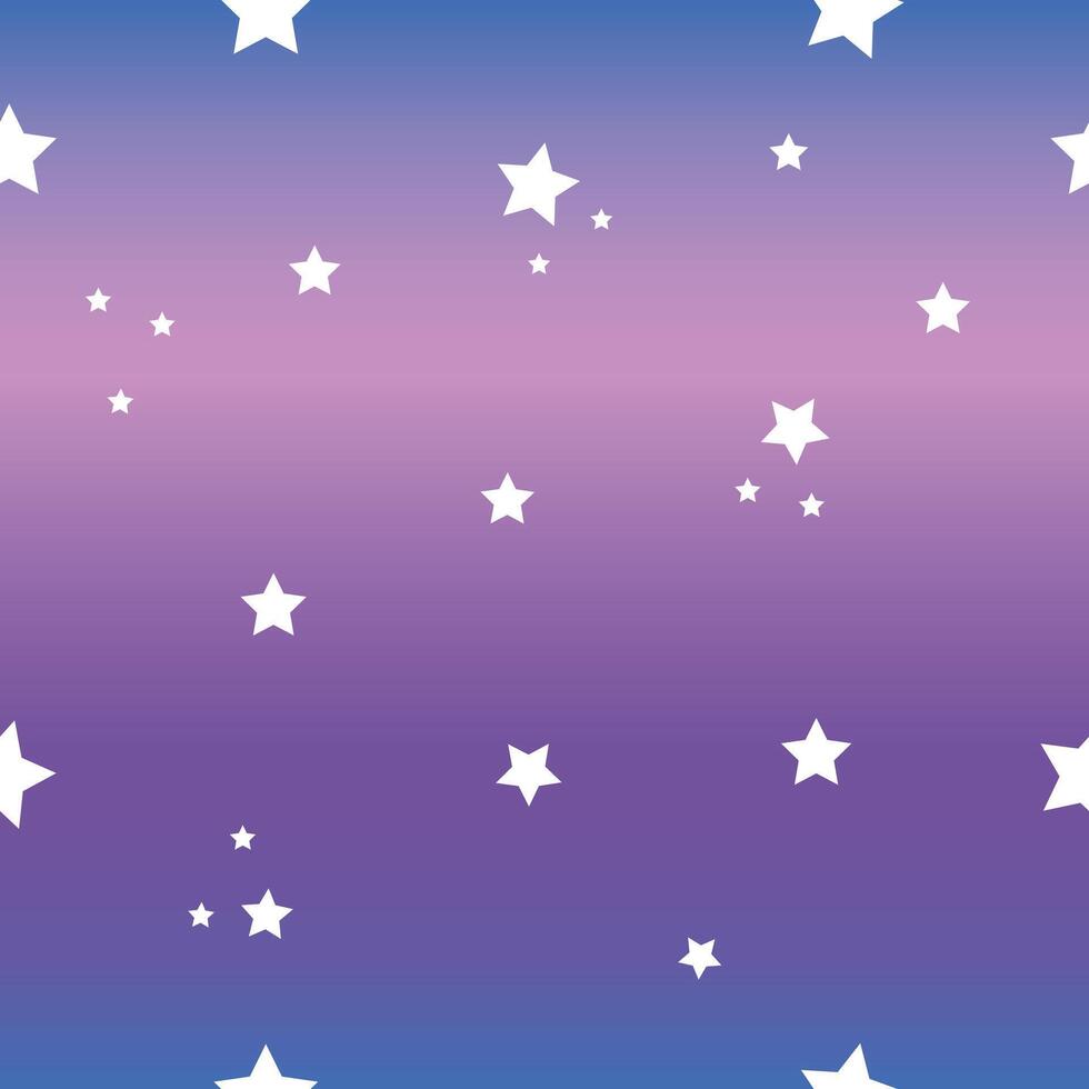 Seamless star pattern, endless texture background vector