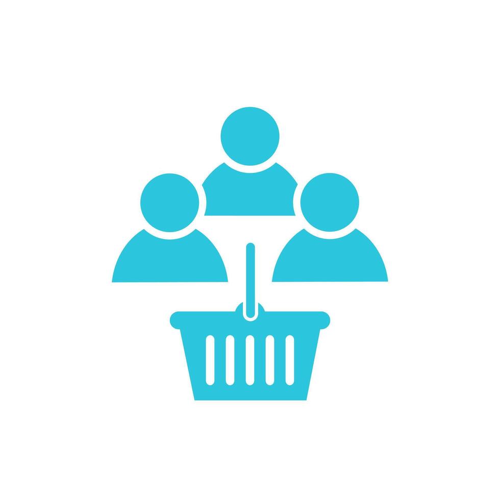 Best Buyers icon. Isolated on white background. From blue icon set vector