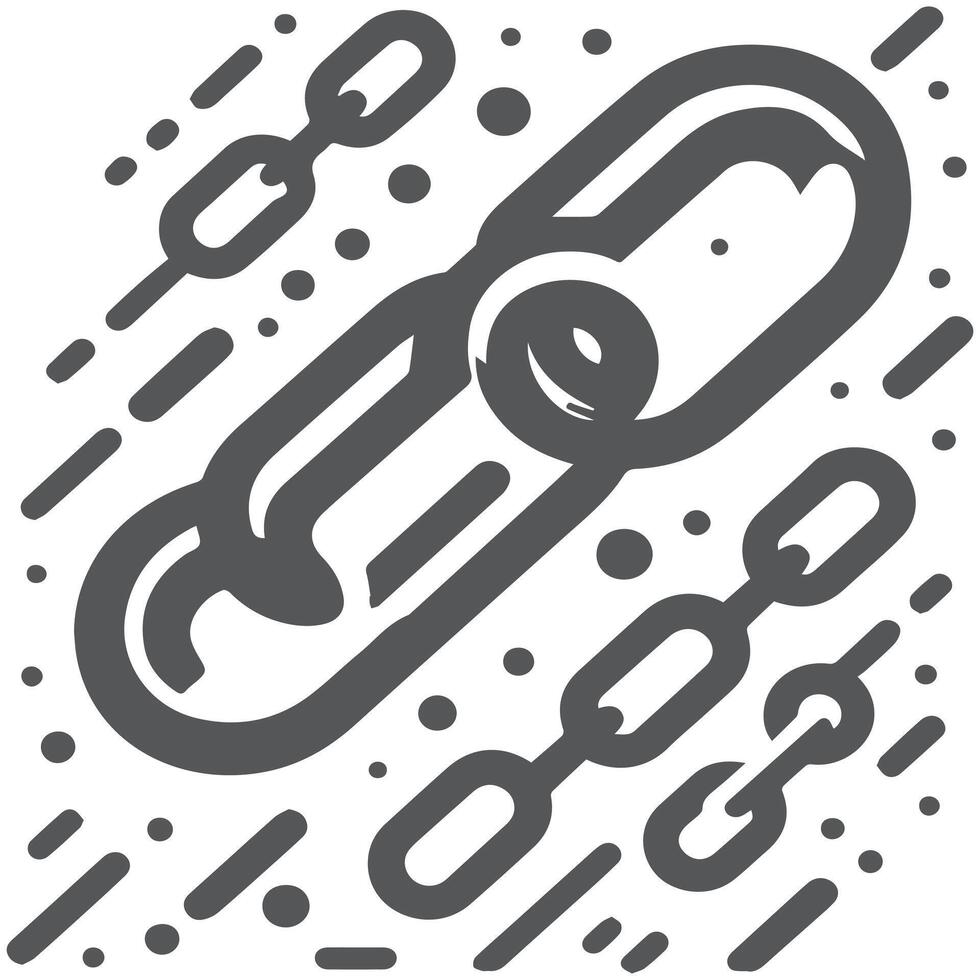 Stylish Hand Drawing of Power and Strength Concept vector