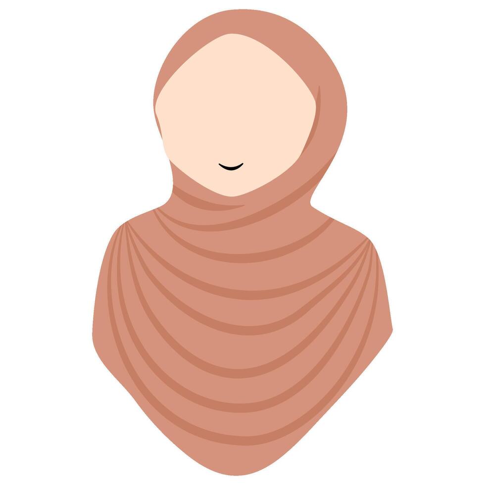 Women wearing hijab vector