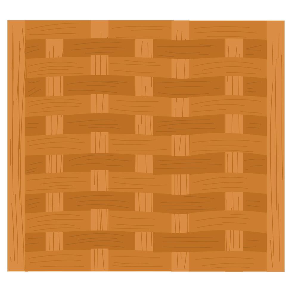 Bamboo mat texture vector