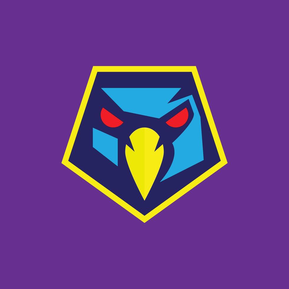 The logo for the team is purple and blue vector