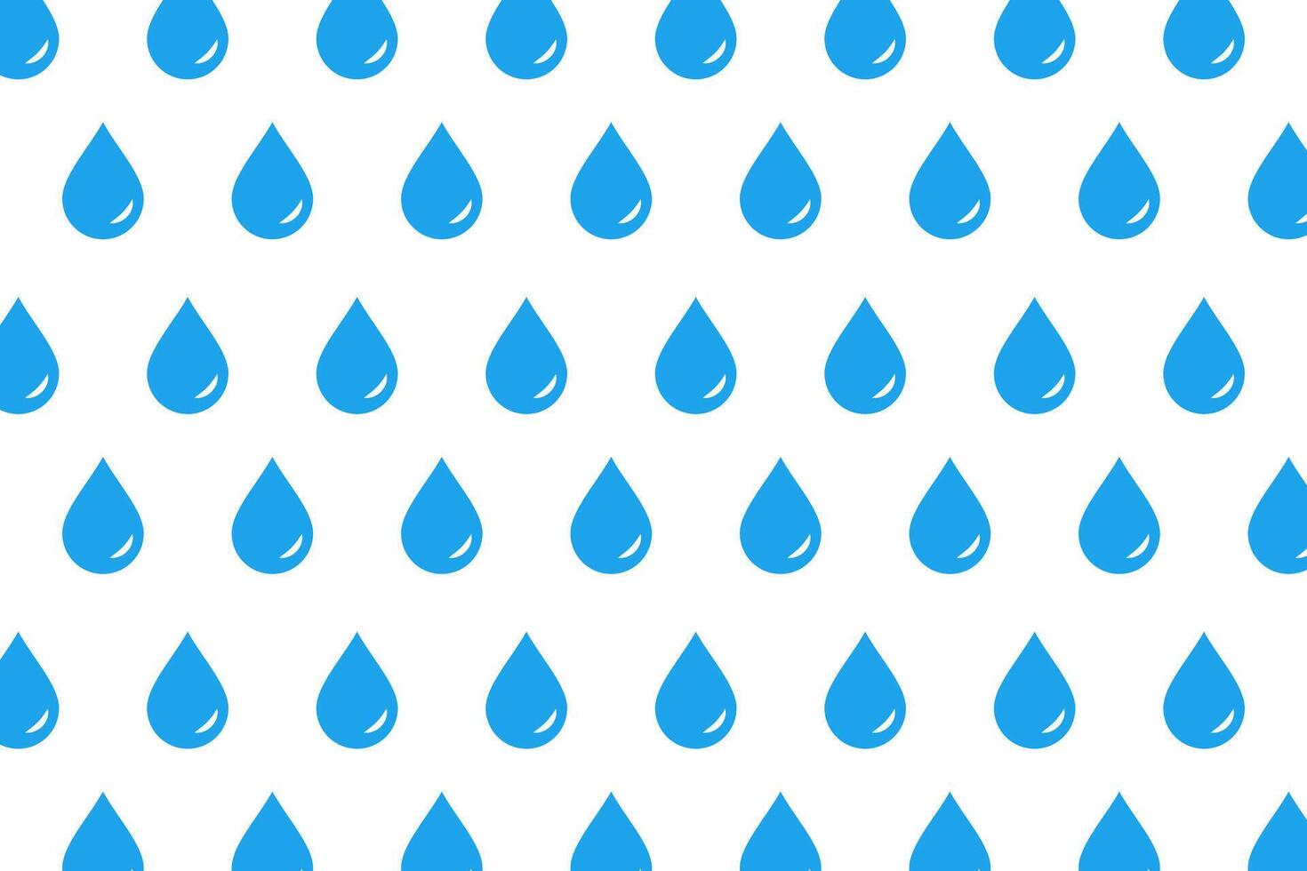 Blue water drop abstract pattern illustration. Blue water drop shapes. vector