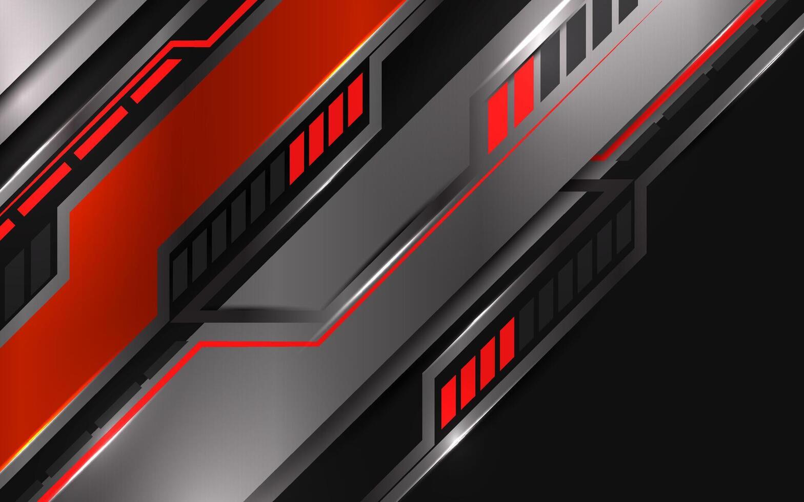 Red and black geometric abstract background vector