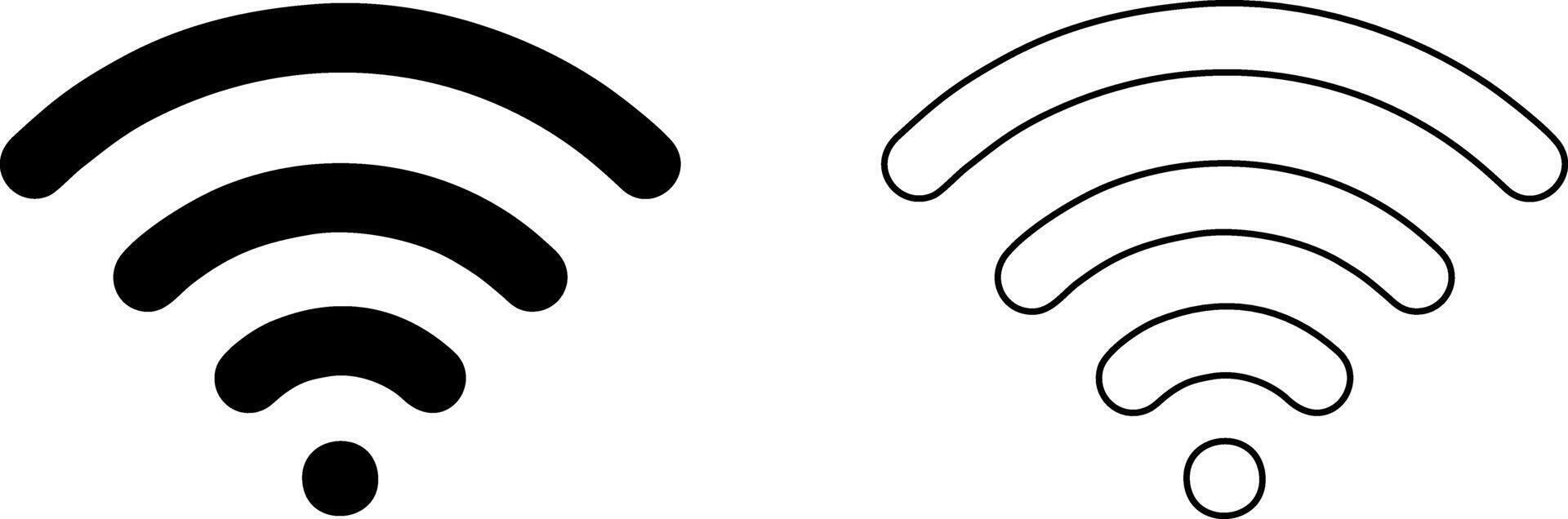 wifi icon flat illustration, communication sign symbol. signal signs and symbols. Wi-Fi symbol set. vector