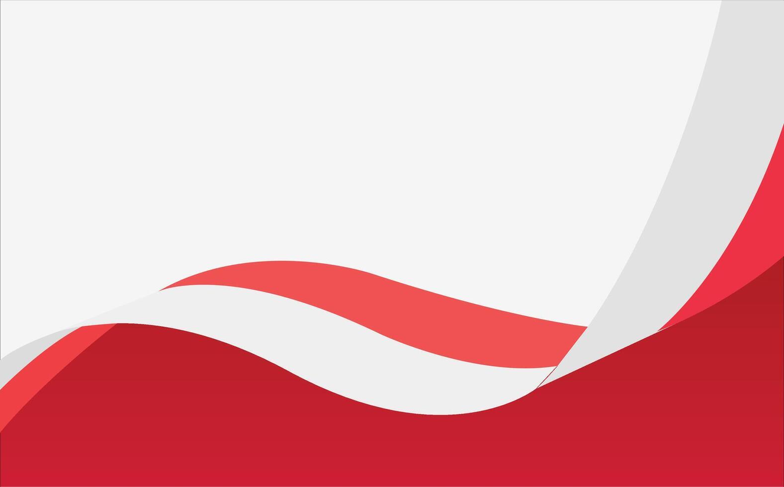 Red and White Flies, United Spirit, indonesian flag vector